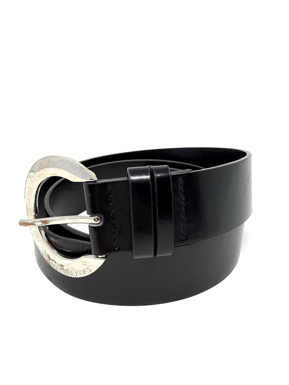 Michael Kors Women’s Black Leather Belt